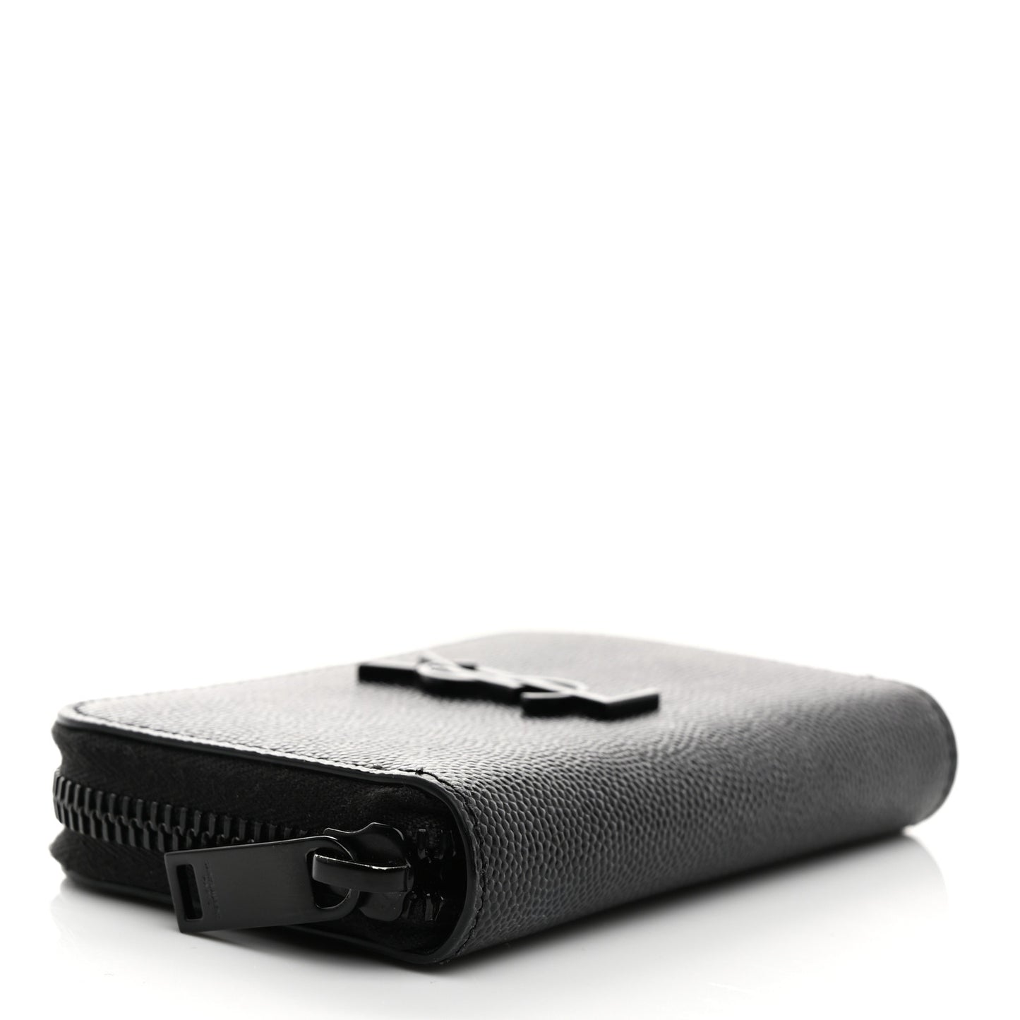 Grain De Poudre Monogram Zip Coin Purse Black