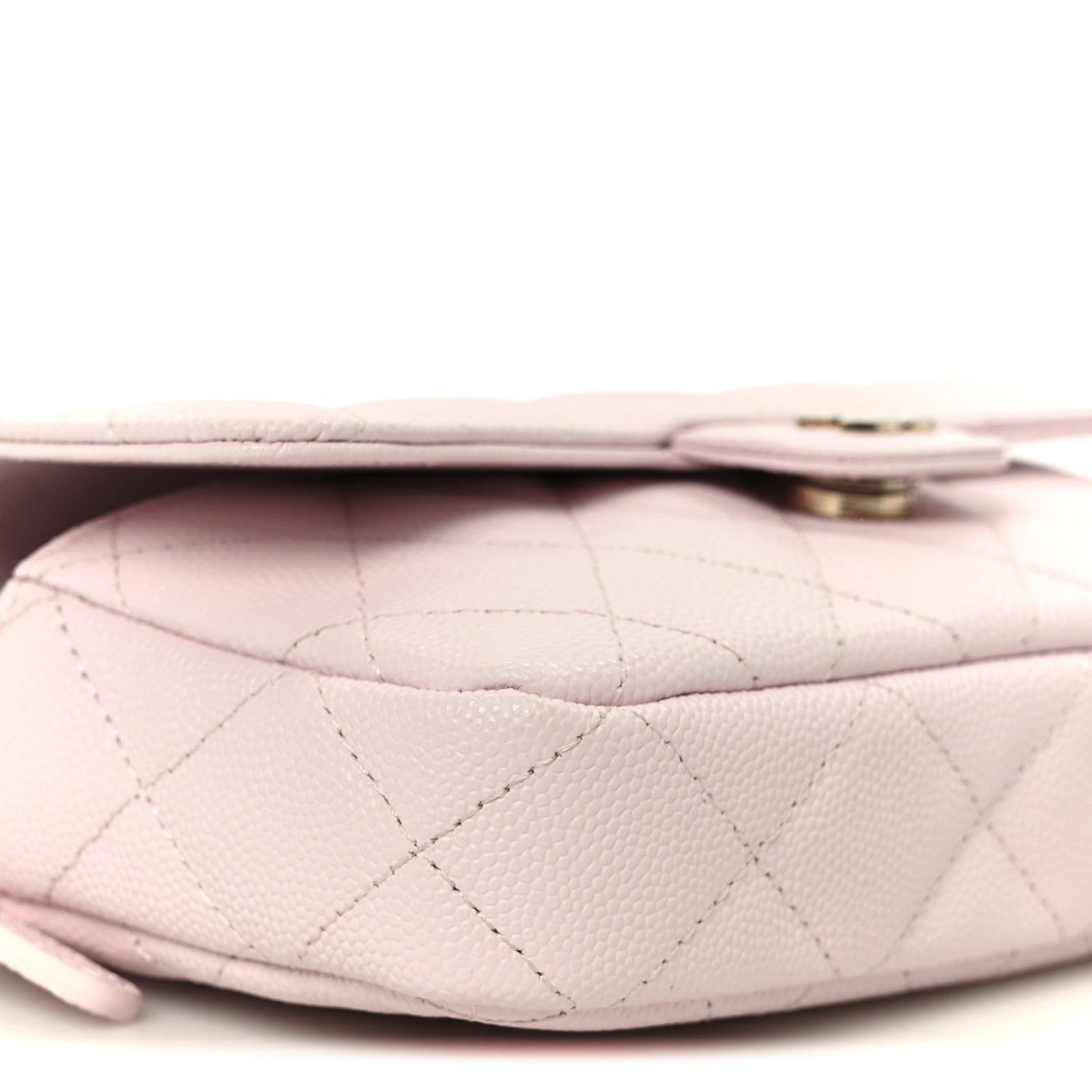 Chanel Caviar Quilted Flap Phone Holder With Chain Light Pink 11 of 13