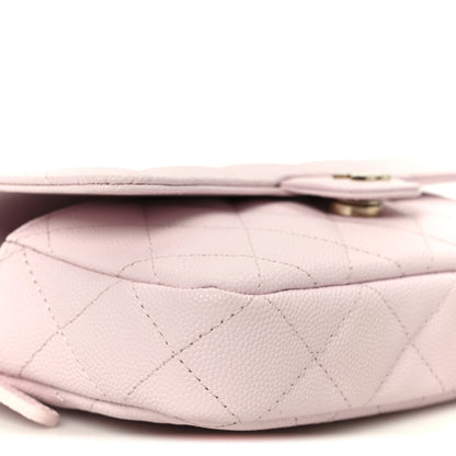 Chanel Caviar Quilted Flap Phone Holder With Chain Light Pink 11 of 13