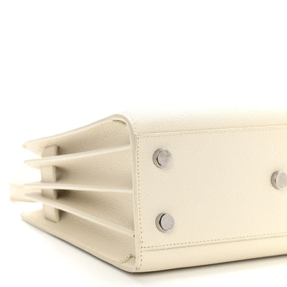 Saint Laurent Grained Calfskin Nano Sac de Jour Dove White 9 of 13