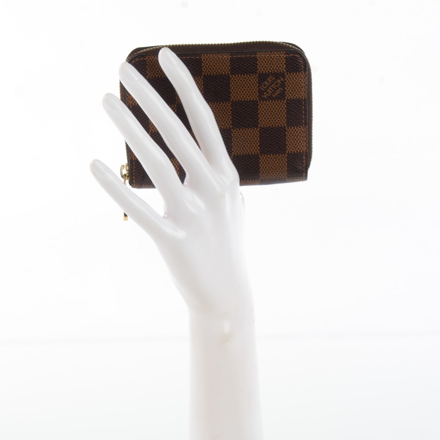 Louis Vuitton Damier Ebene Zippy Coin Purse 2 of 7