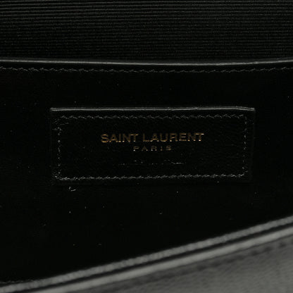 Saint Laurent Grain De Poudre Monogram Cassandre Clutch Black 6 of 6