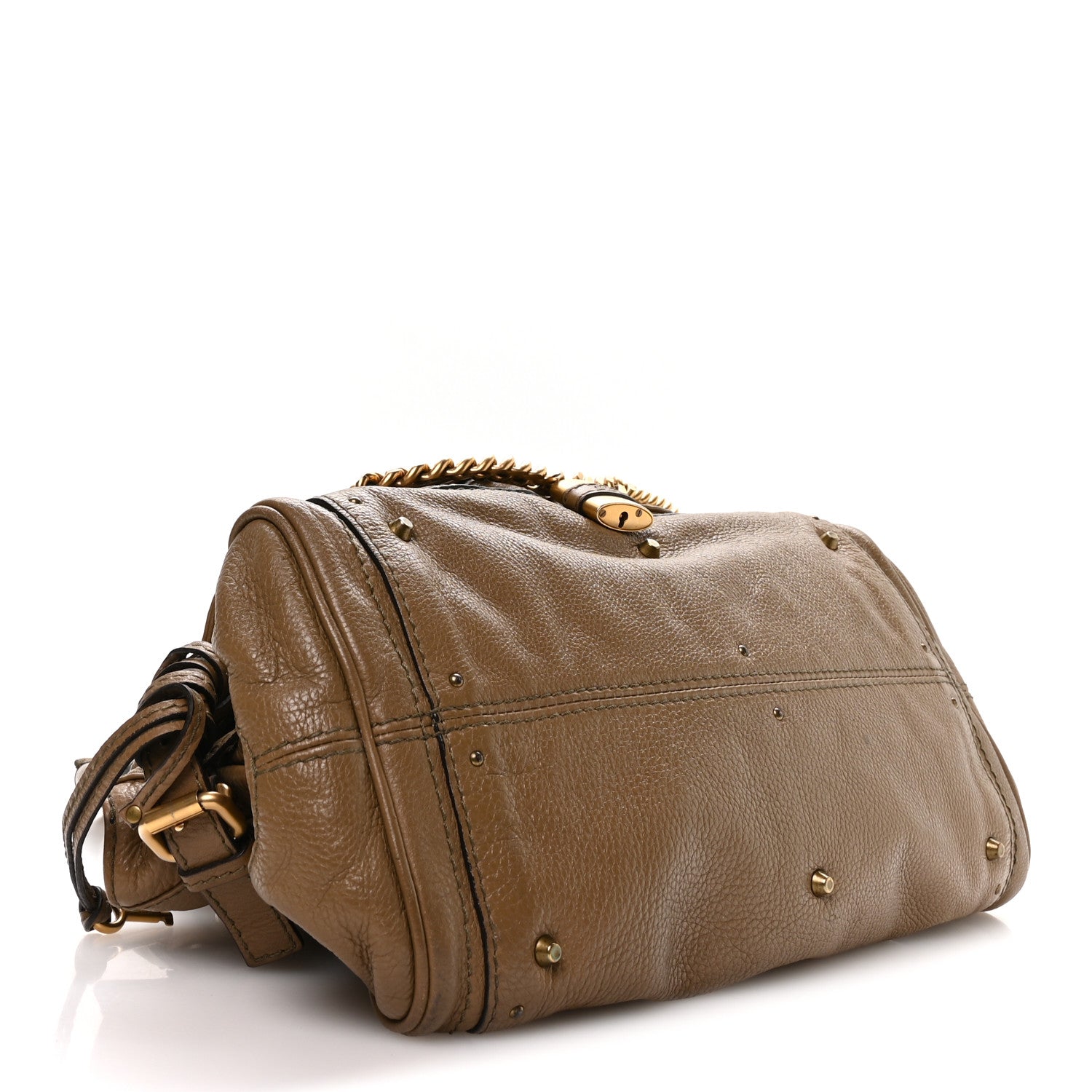 Chloe Calfskin Medium Paddington Capsule Satchel Elephant 1834332