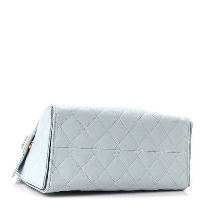 Chanel Caviar Quilted Small Chanel 25 Handbag Light Blue 4 of 11