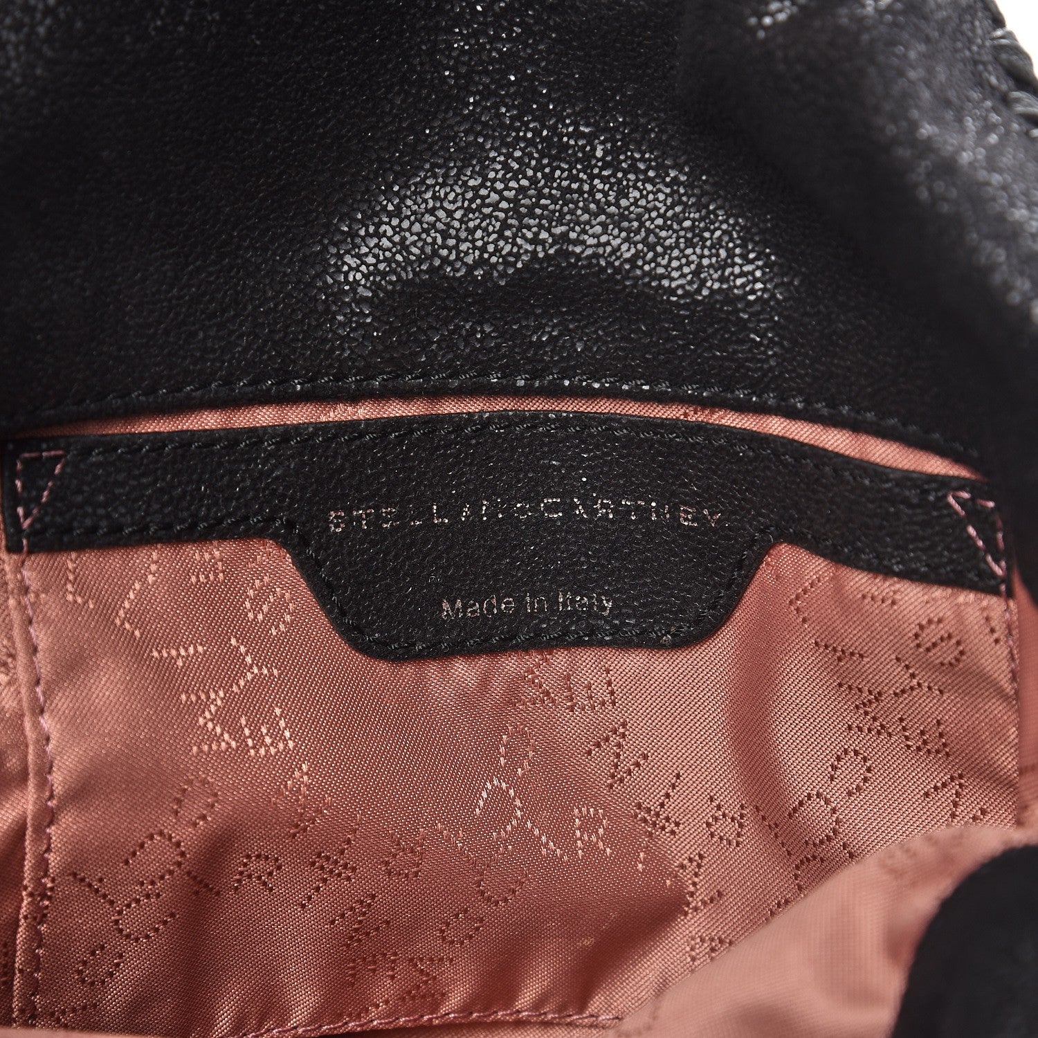 Stella McCartney Shaggy Deer Mini Falabella Stone Embellished Crossbody Tote Black 6 of 7
