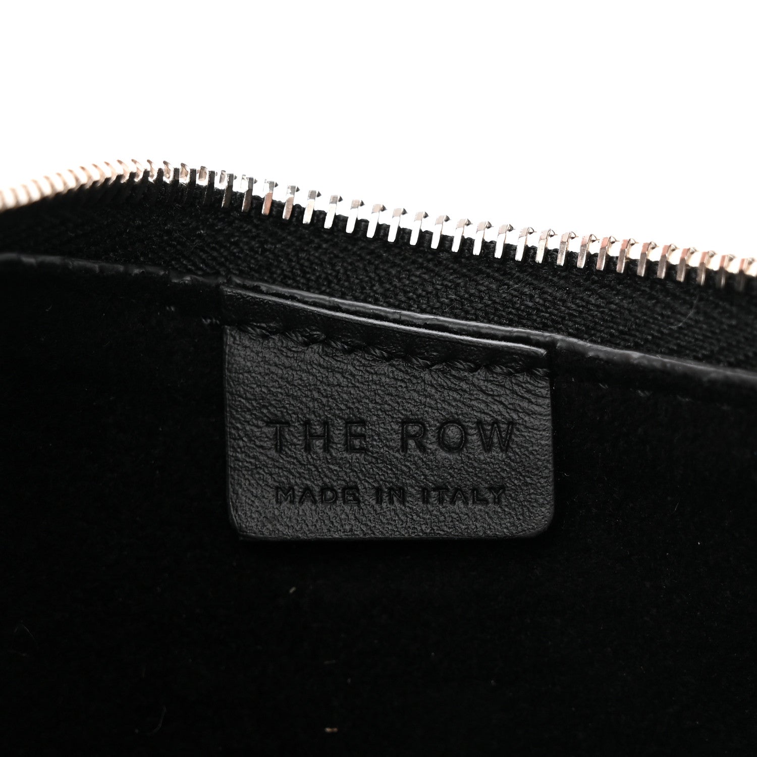 The Row Smooth Calfskin Half Moon Shoulder Bag Black 6 of 10