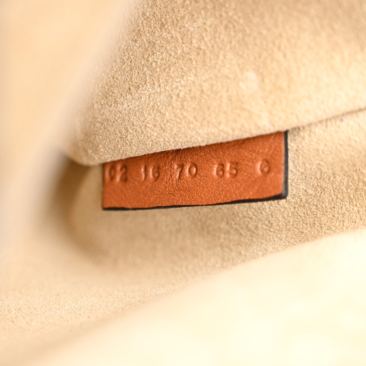 Calfskin Suede Rainbow Patchwork Drew Shoulder Bag Caramel