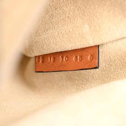 Chloe Calfskin Suede Rainbow Patchwork Drew Shoulder Bag Caramel 7 of 9