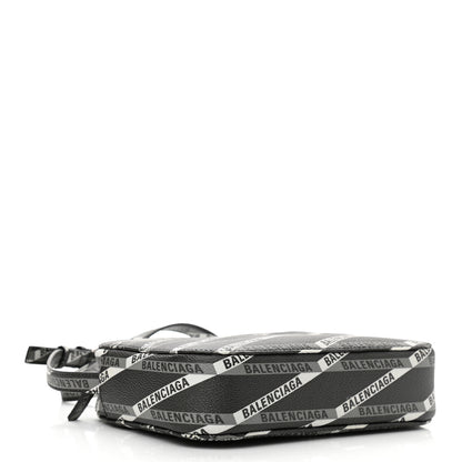 Balenciaga Coated Canvas Losange Monogram S Camera Bag Black Grey 5 of 11