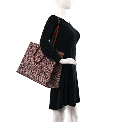 Louis Vuitton Jacquard Since 1854 Onthego GM Bourdeaux 2 of 8
