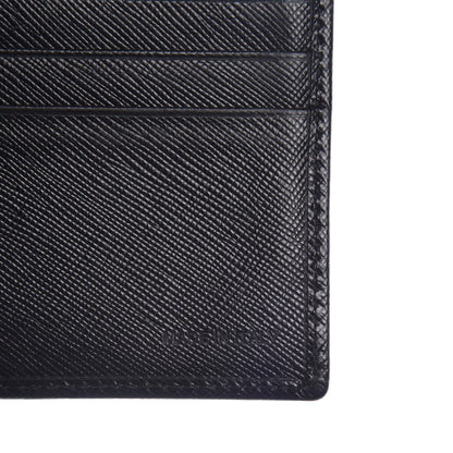 Prada Saffiano Bi-Fold Wallet Black 6 of 8