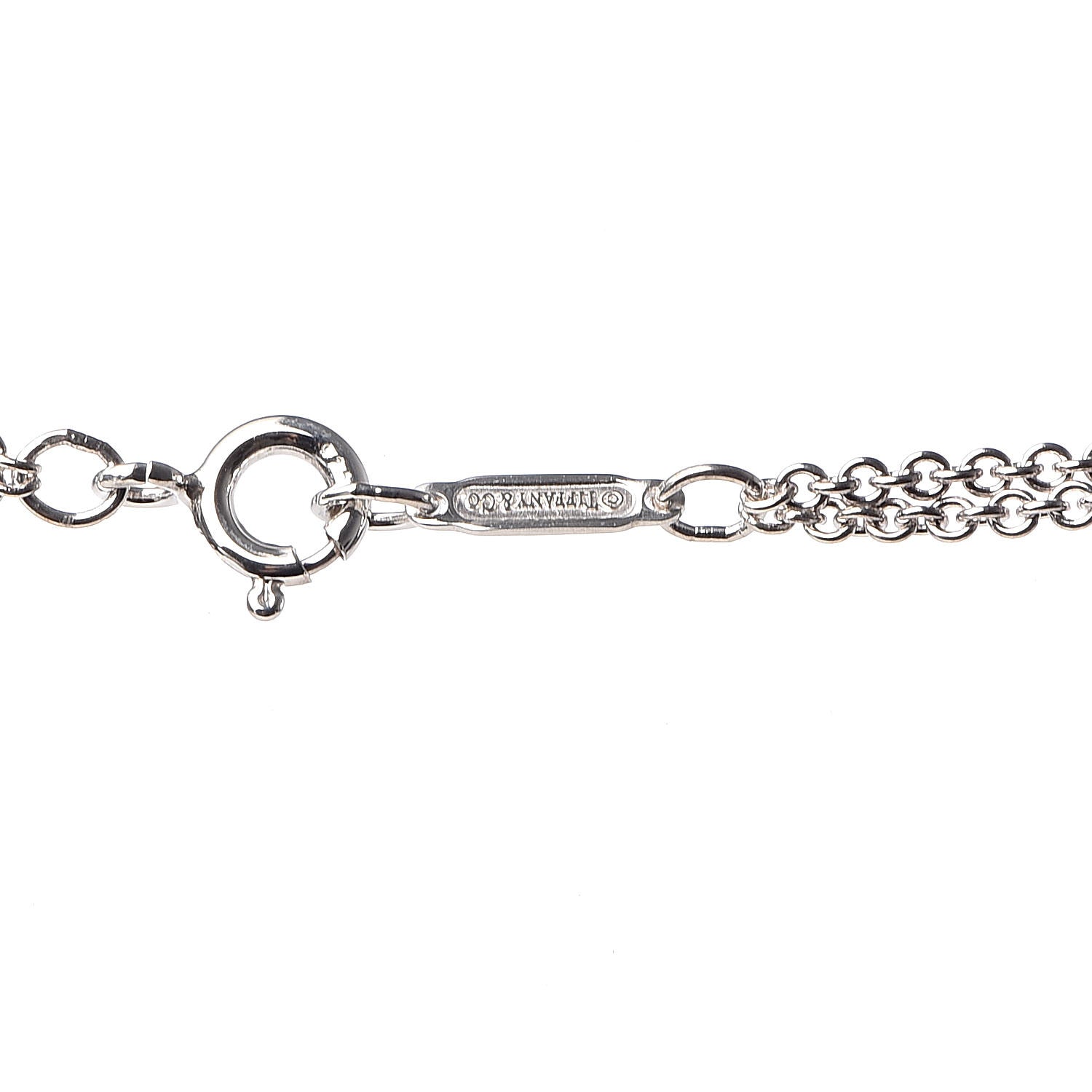 Tiffany Sterling Silver Figure 8 Pendant Necklace 5 of 5