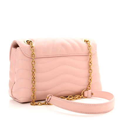 Louis Vuitton Calfskin New Wave Chain MM NM Rose Ballerine 2 of 10