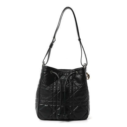 Christian Dior Calfskin Macrocannage Medium D-Motion Bag Black 1 of 10
