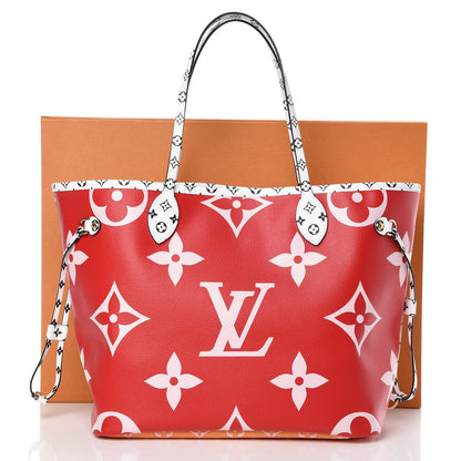 Louis Vuitton Monogram Giant Neverfull MM Rouge 11 of 11