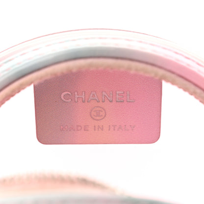 Chanel PVC Lambskin Filigree Round Clutch With Chain Pink 6 of 12