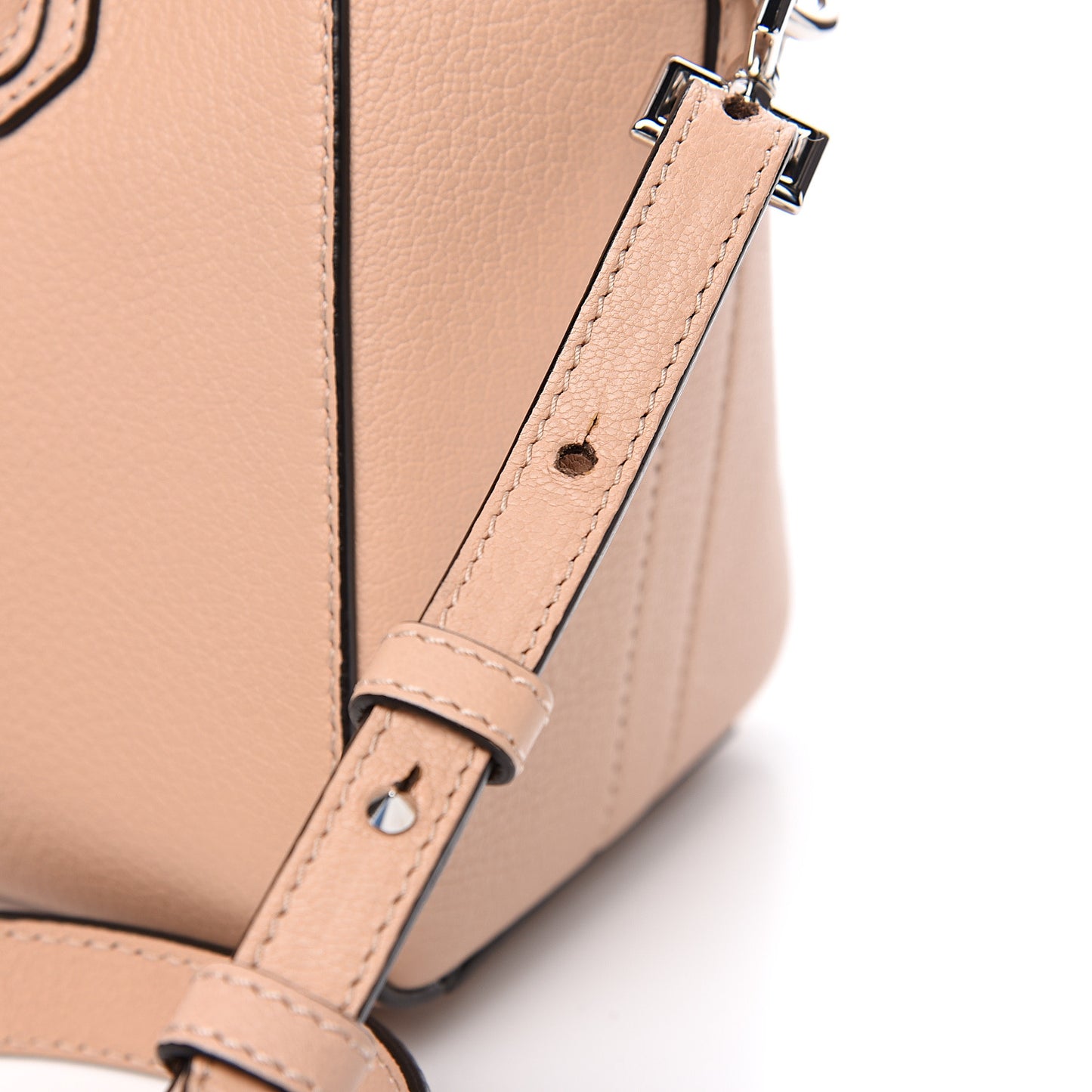 Sugar Goatskin Mini Antigona Powder