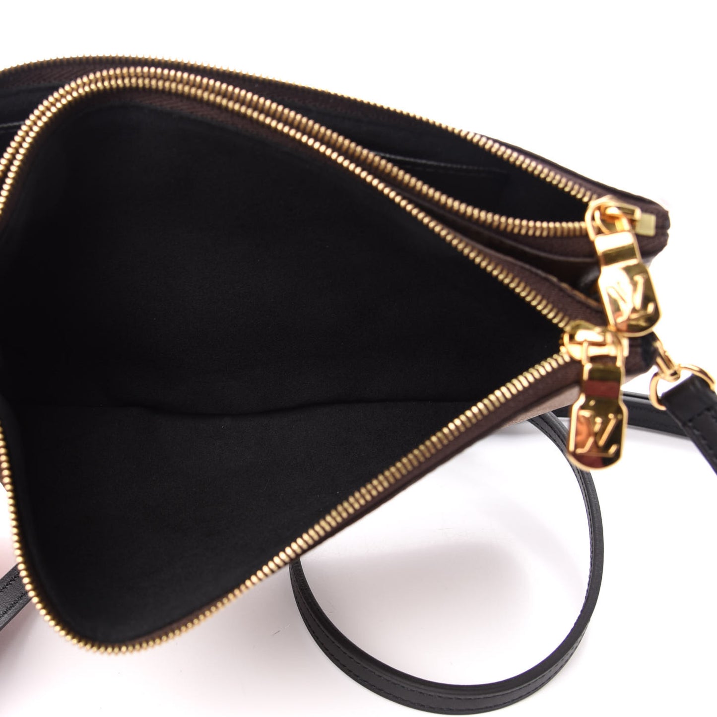 Reverse Monogram Giant Double Zip Pochette