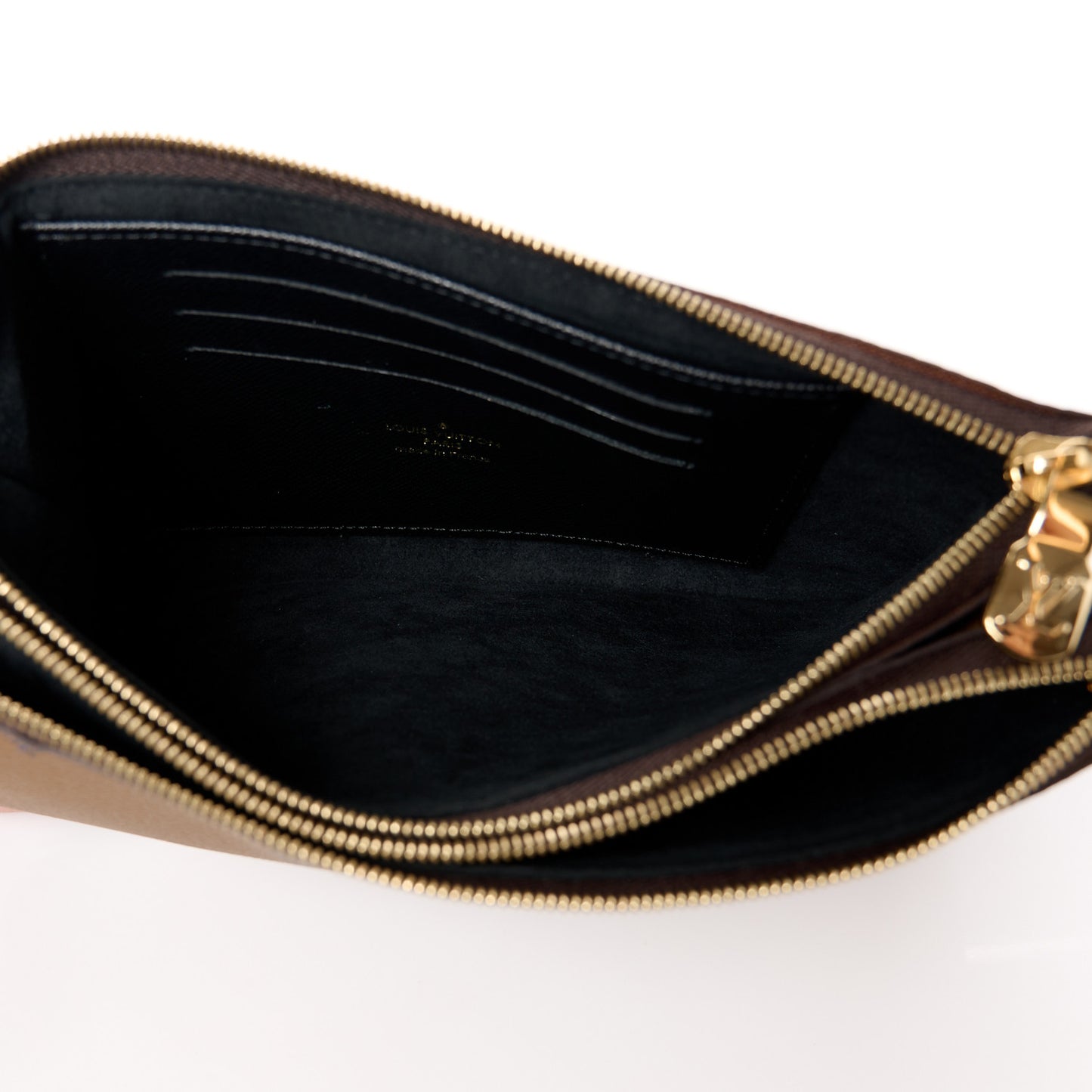 Reverse Monogram Giant Double Zip Pochette