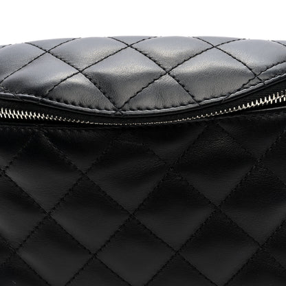 Chanel Calfskin Quilted Waist Belt Bag Black 8 of 10