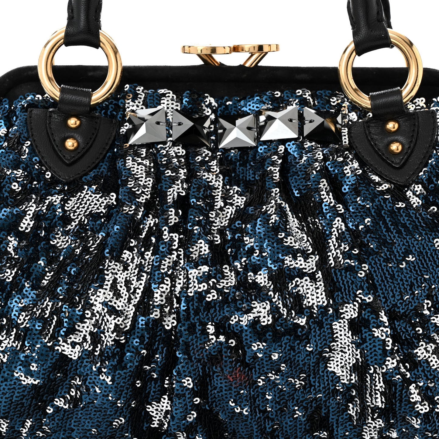Sequined New York Rocker Stam Blue