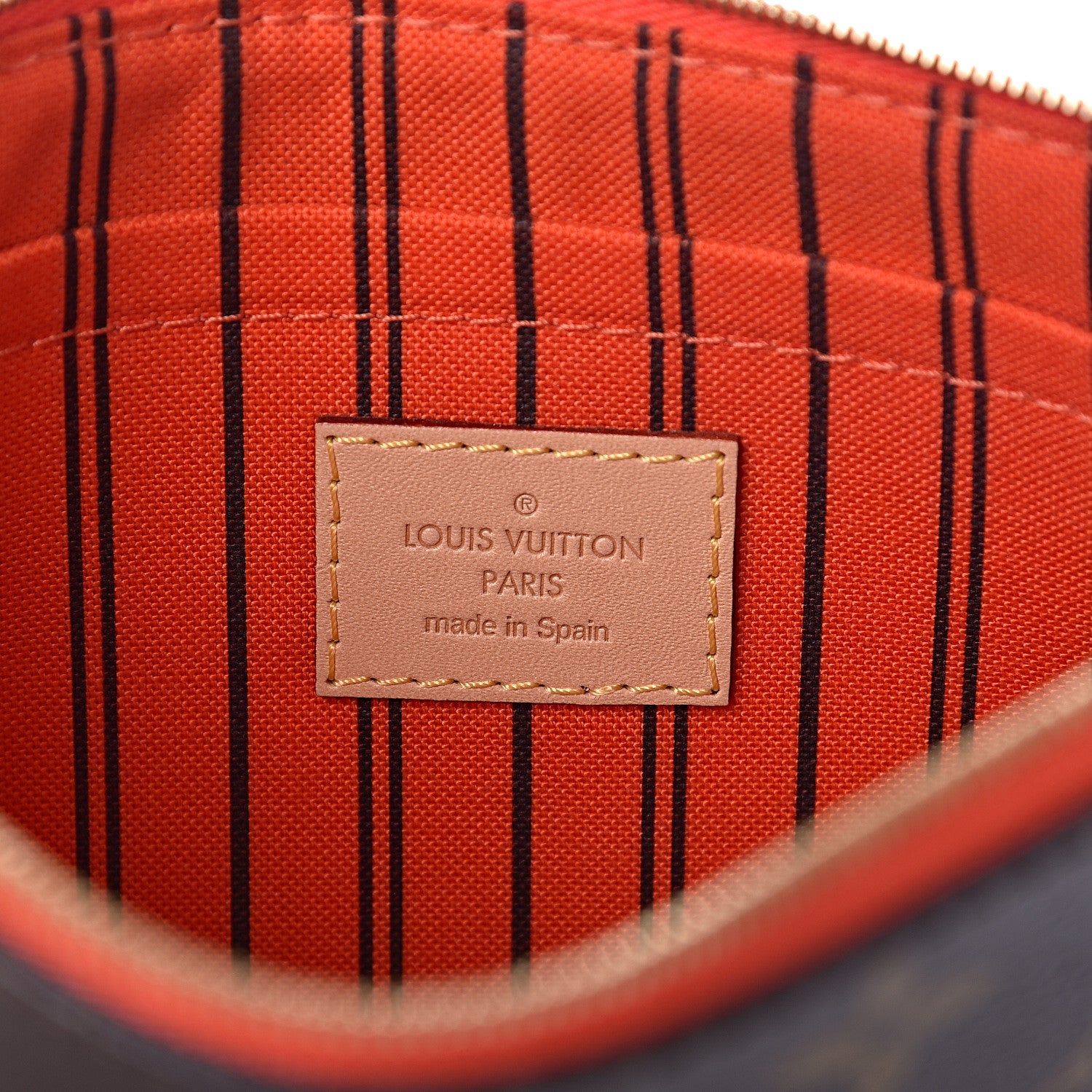 Louis Vuitton Monogram Neverfull MM GM Pochette Cherry 6 of 7
