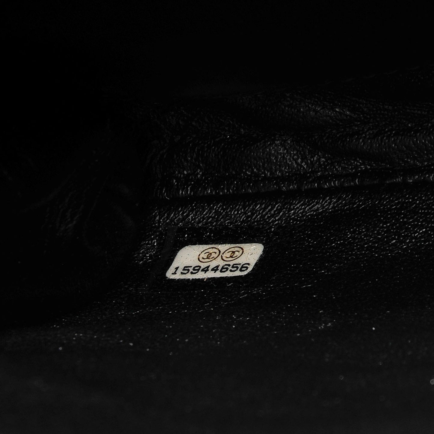 Patent Quilted Clutch with Chain Flap Black