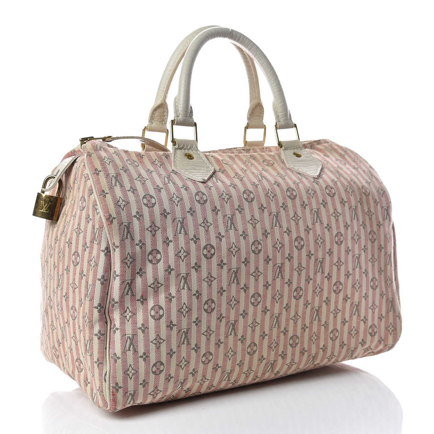 Mini Lin Croisette Speedy 30 Rouge