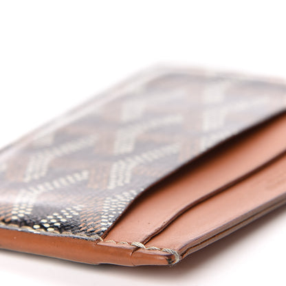 Goyard Goyardine Saint Sulpice Card Holder Black Gold 13 of 15
