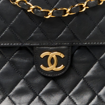 Chanel Lambskin Quilted Medium Single Flap Black 9 of 11