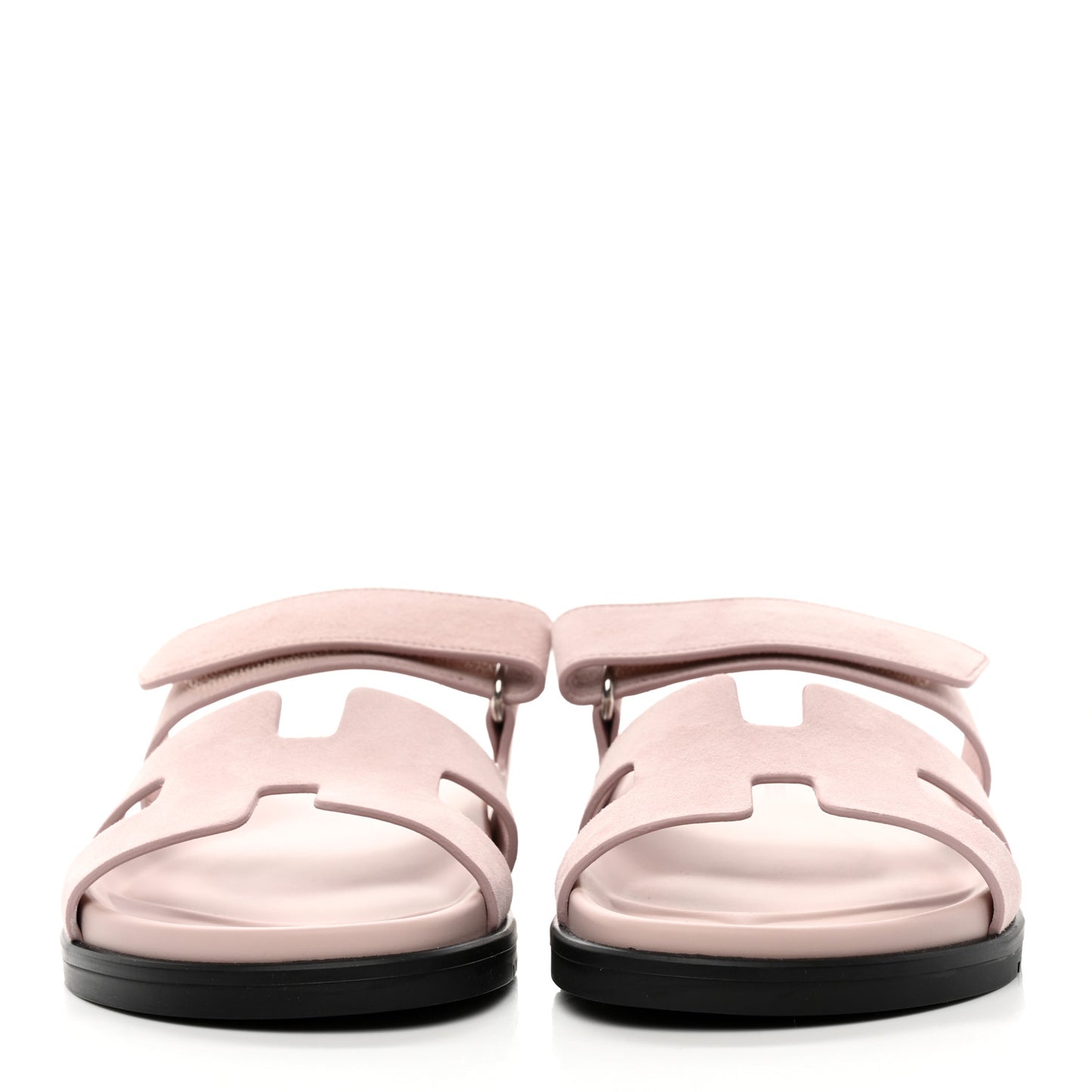 Suede Goatskin Womens Chypre Sandals 38 Rose Porcelaine