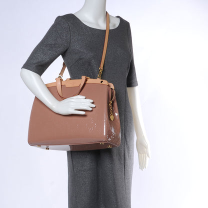 Louis Vuitton Vernis Brea GM Rose Velours 2 of 8