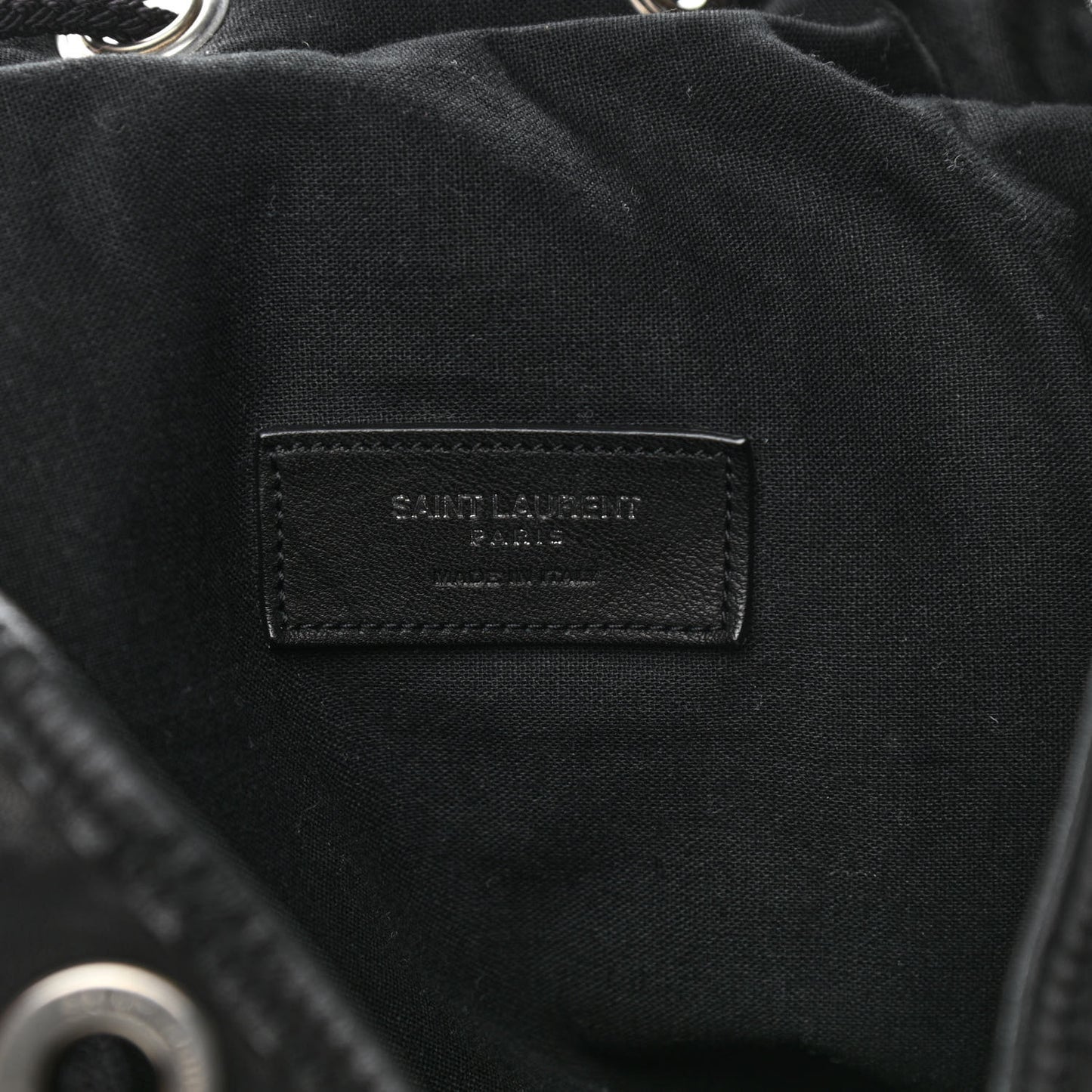 Calfskin Delave Backpack Black