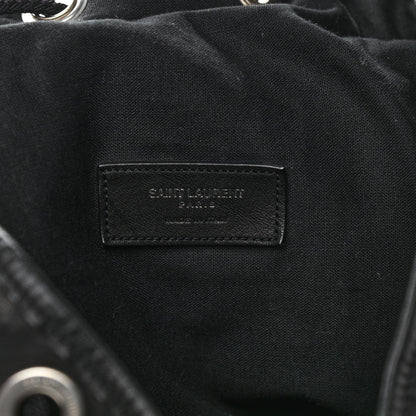Saint Laurent Calfskin Delave Backpack Black 6 of 11
