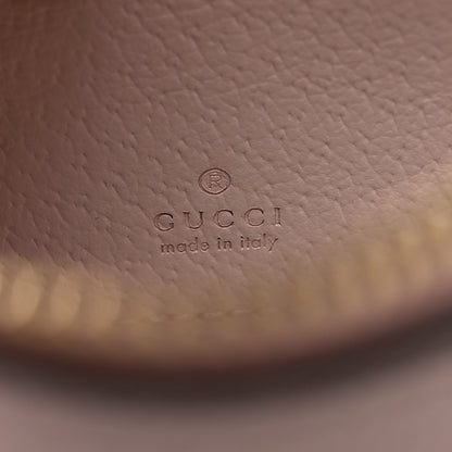 Gucci Monogram Jumbo GG Textured Dollar Calfskin Mini Ophidia Half Moon Hobo Beige Perfect Pink 6 of 11