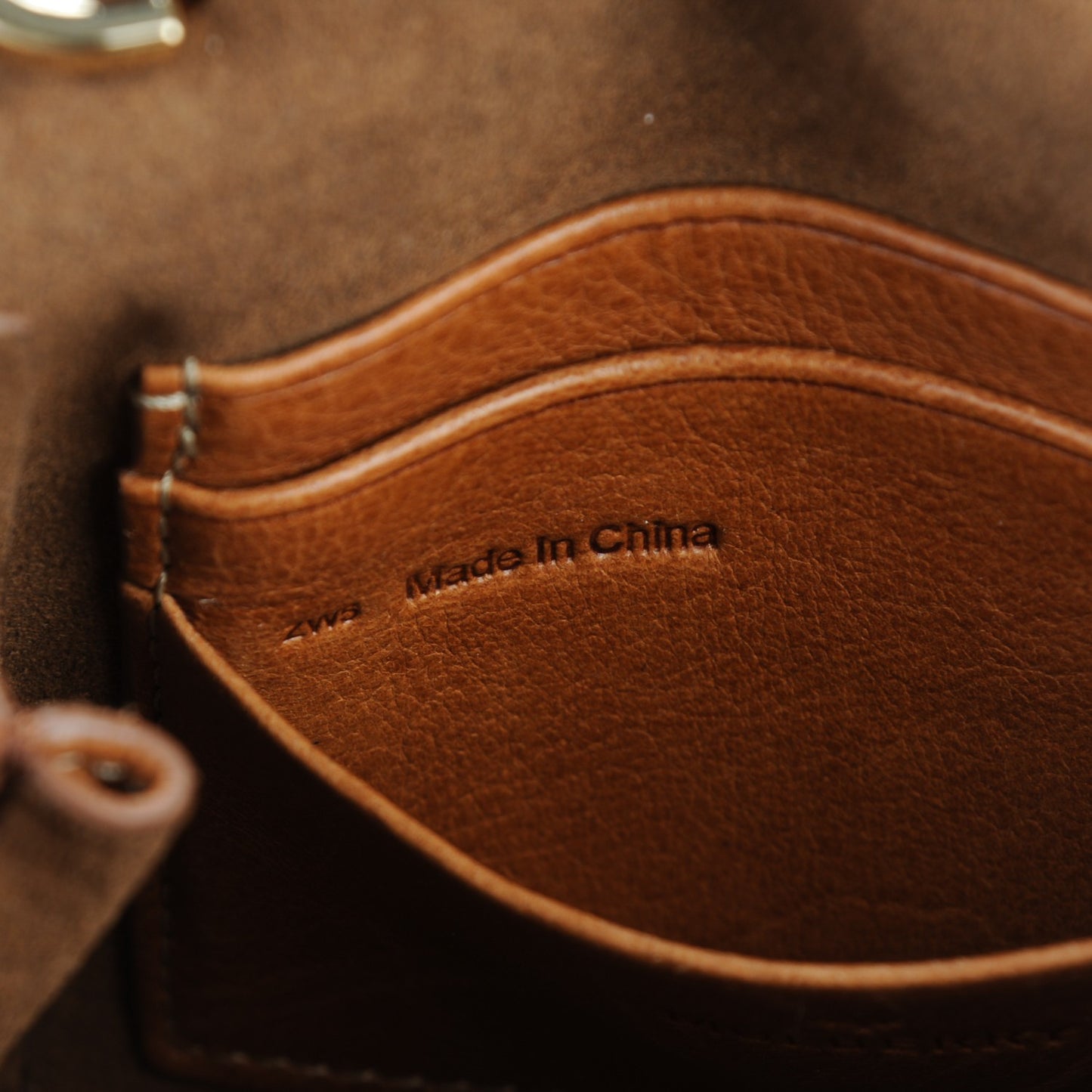 Natural Calfskin Mini Lily Oak