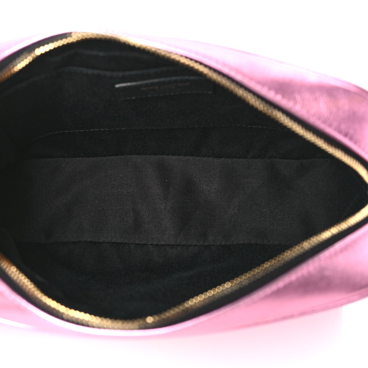 Saint Laurent Metallic Calfskin Matelasse Monogram Lou Camera Bag Vegas Pink 5 of 9