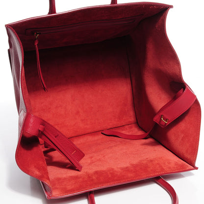 Celine Supple Calfskin Medium Phantom Luggage Red 5 of 8