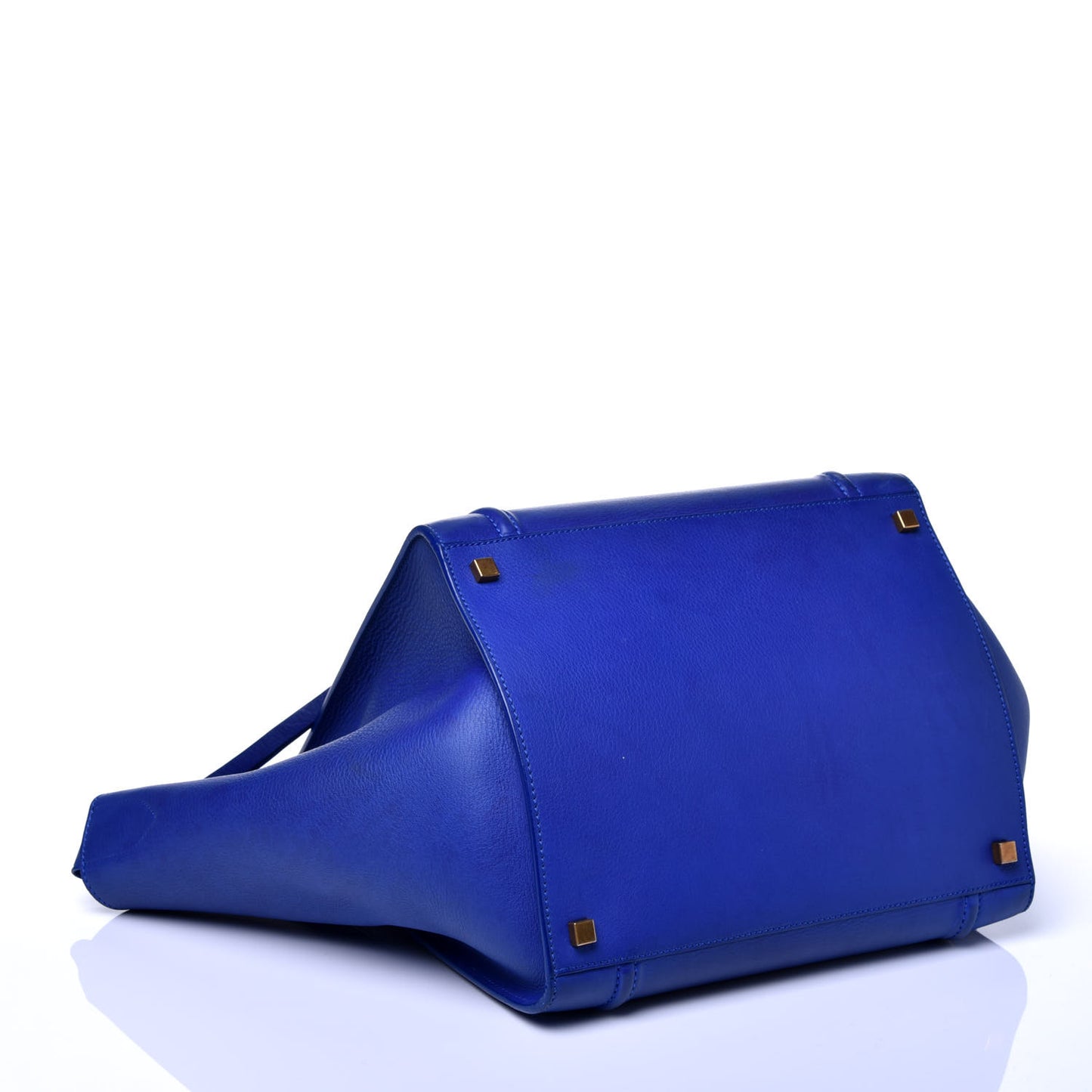 Supple Calfskin Medium Phantom Luggage Royal Blue