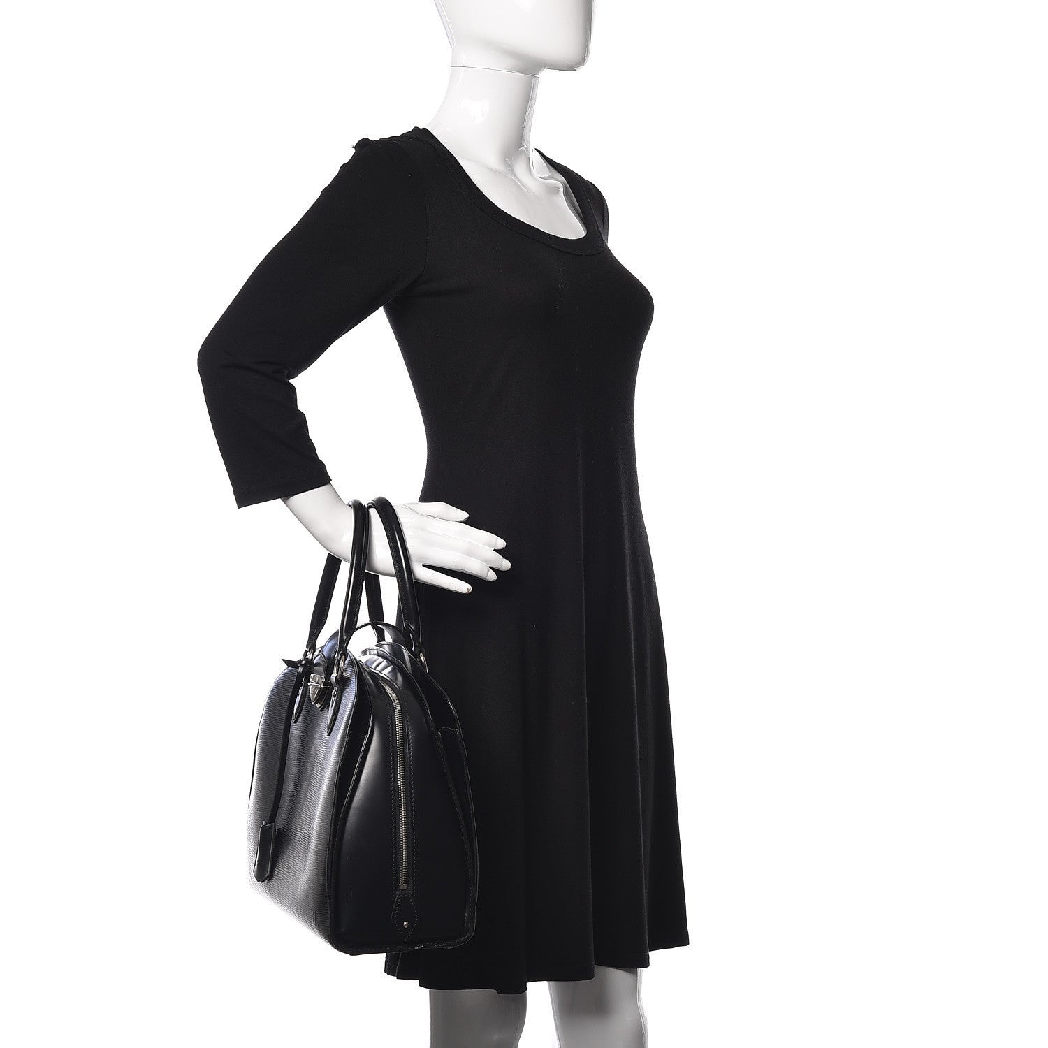 Louis Vuitton Epi Pont-Neuf GM Black 2 of 17