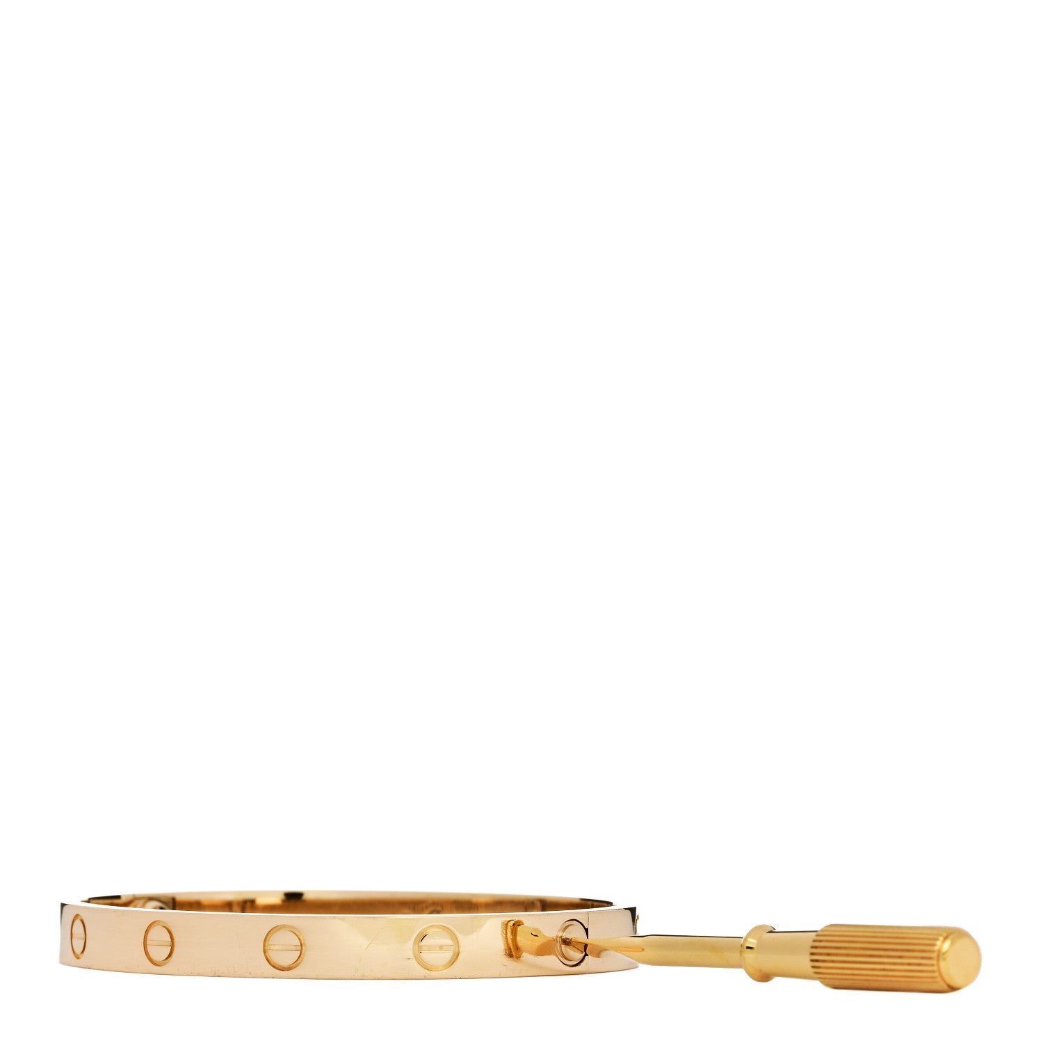 Cartier 18K Yellow Gold LOVE Bracelet 17 3 of 9