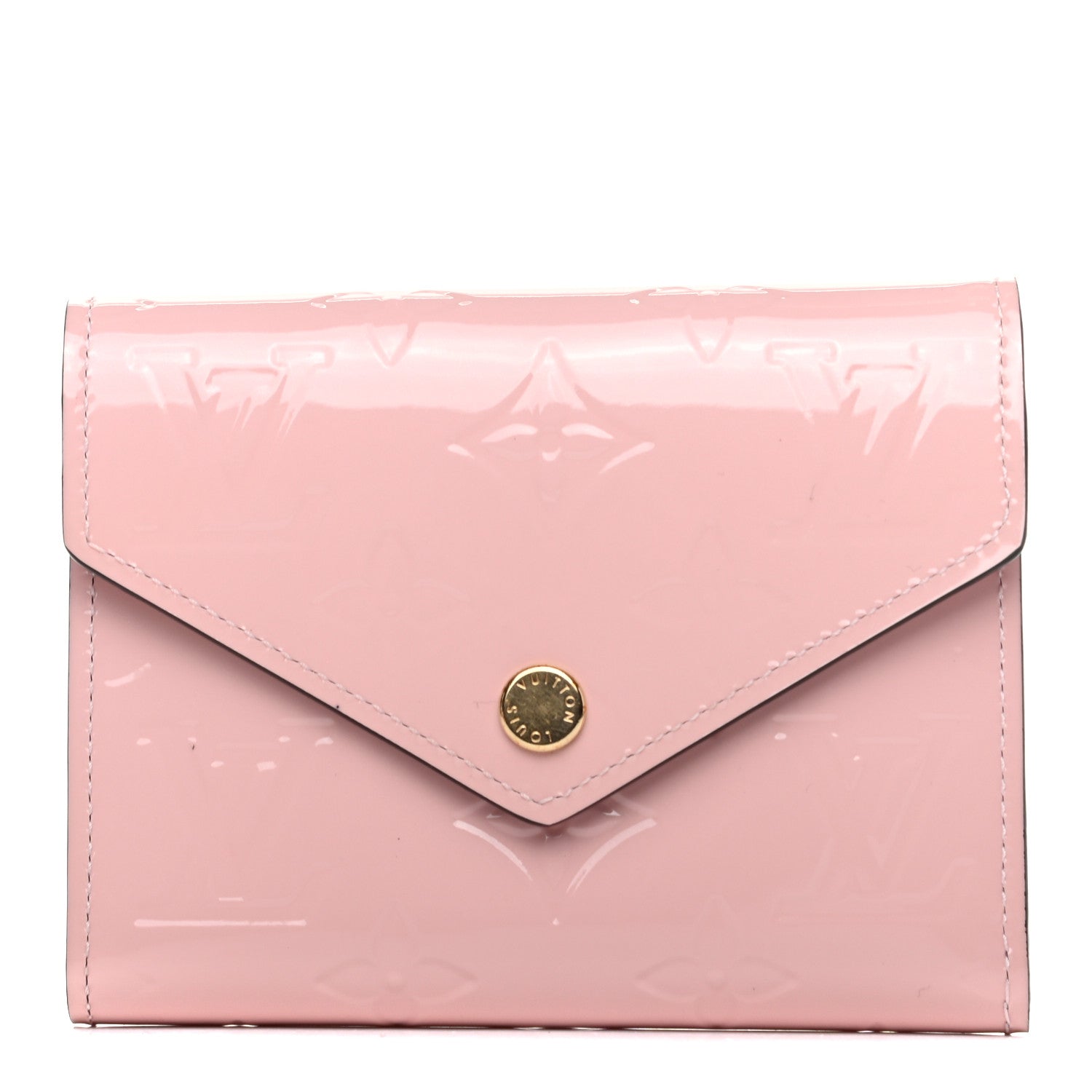 Louis Vuitton Vernis Victorine Wallet Rose Ballerine 1 of 8