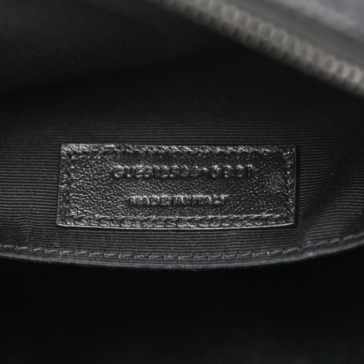 Calfskin Matelasse Monogram Lou Camera Bag Black