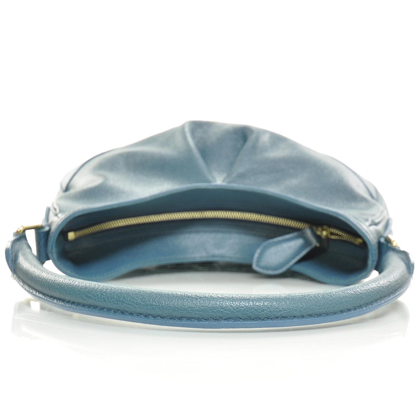 Leather Hernville Small Hobo Kingfisher Blue