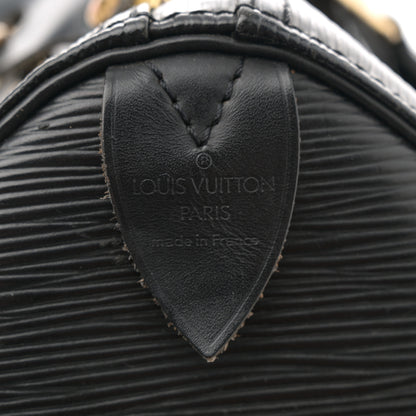 Louis Vuitton Epi Speedy 30 Black 6 of 14