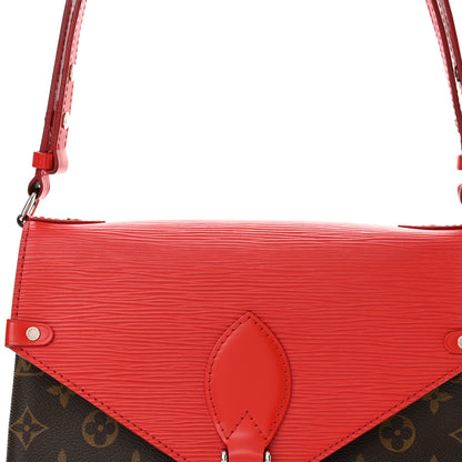 Louis Vuitton Monogram Epi Saint Michel Coquelicot 7 of 15