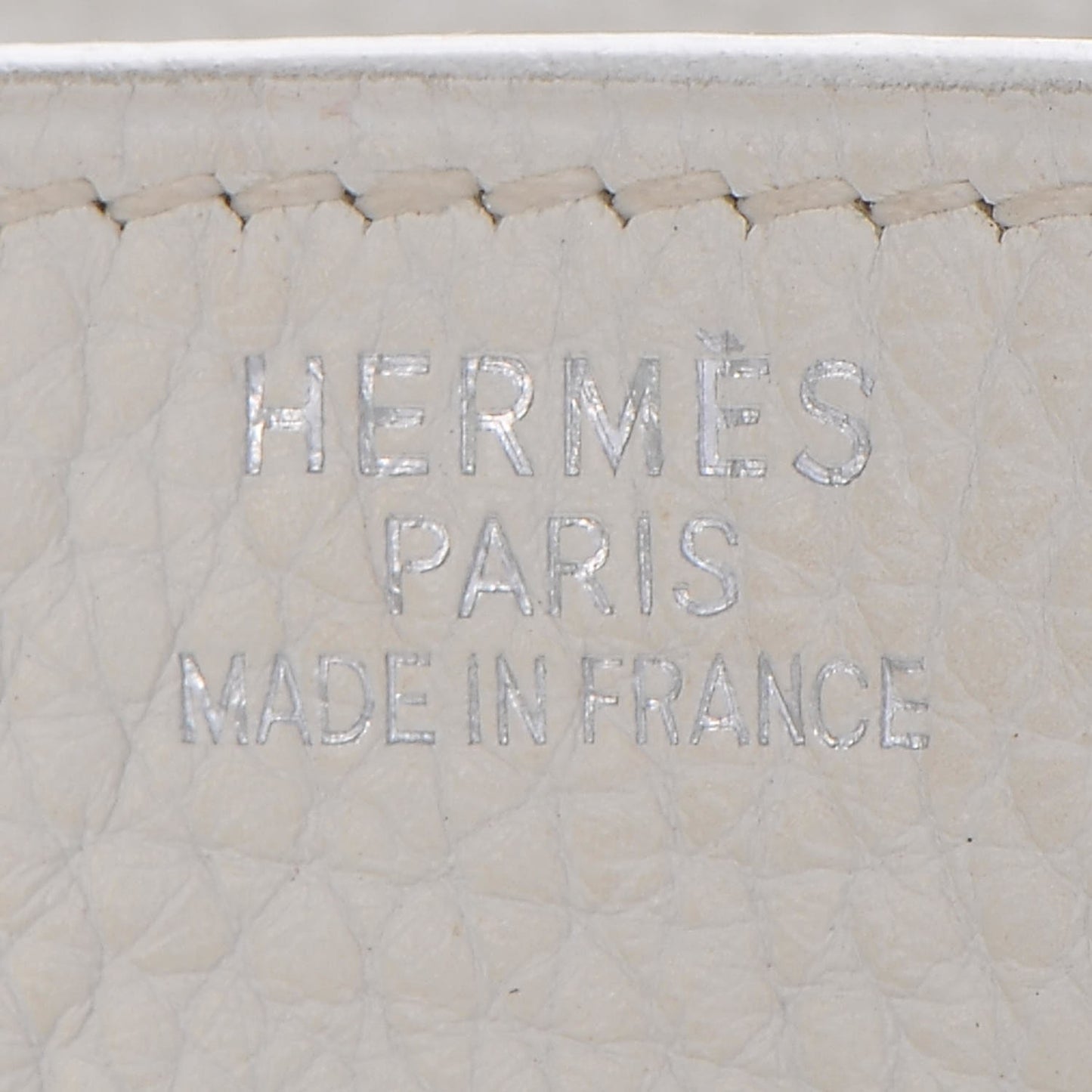 Taurillon Clemence JPG Birkin 42 White