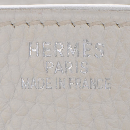 Hermes Taurillon Clemence JPG Birkin 42 White 15 of 33