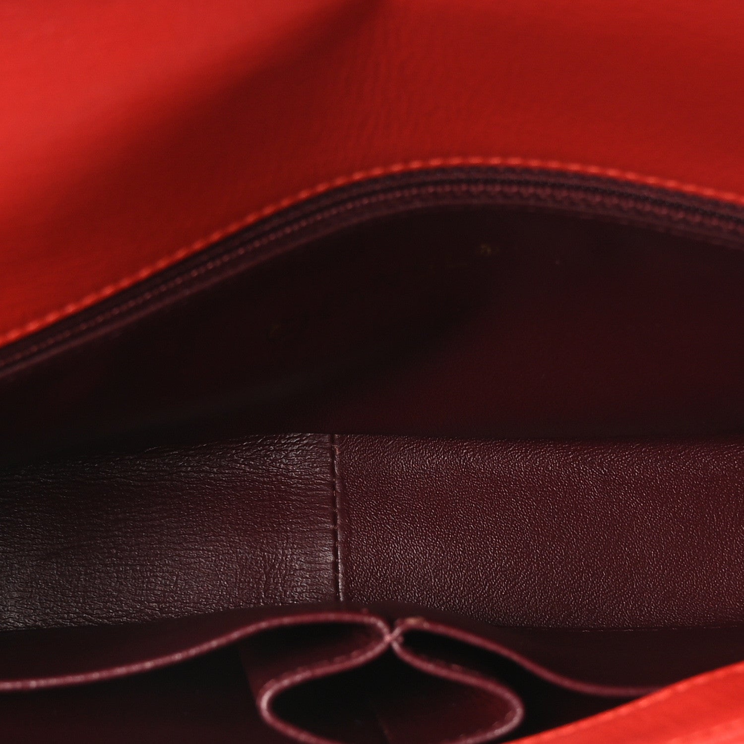 Chanel Shiny Goatskin Diagonal Quilted Small Flap Red 5 of 10