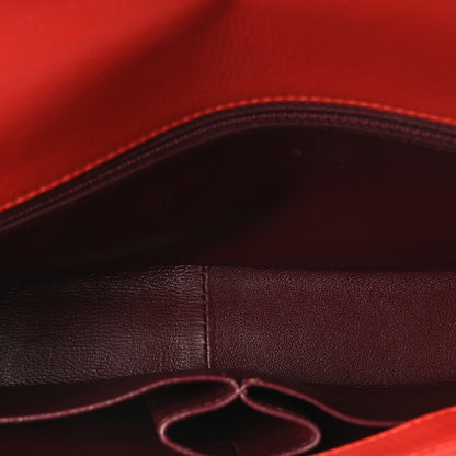 Chanel Shiny Goatskin Diagonal Quilted Small Flap Red 5 of 10